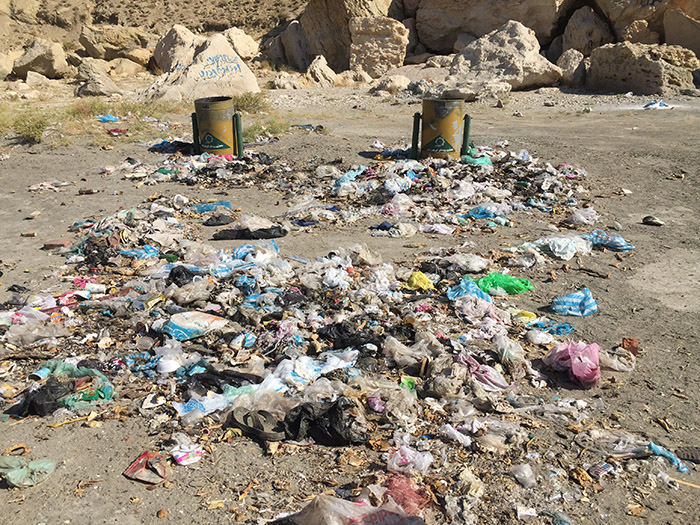 انباشت زباله در منطقه گردشگری کاظم داشی