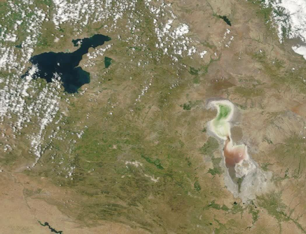 مقایسه جالب دریاچه «وان» در ترکیه با «دریاچه ارومیه» در ایران