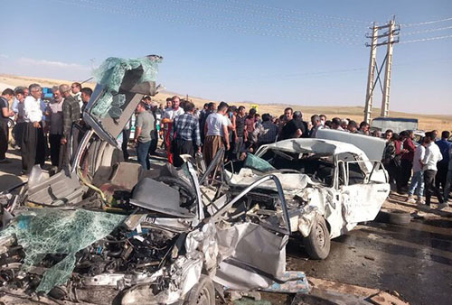تصادف در آذربایجان غربی منجر به فوت 5 نفر شد