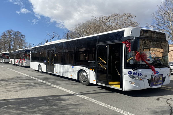 ورود ۱۶ دستگاه اتوبوس جدید به ناوگان شهری ارومیه