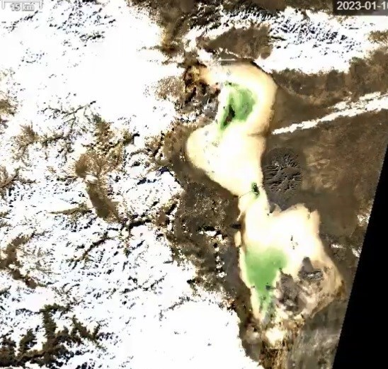 وضعیت رو به بهبود آب‌گیری دریاچه ارومیه