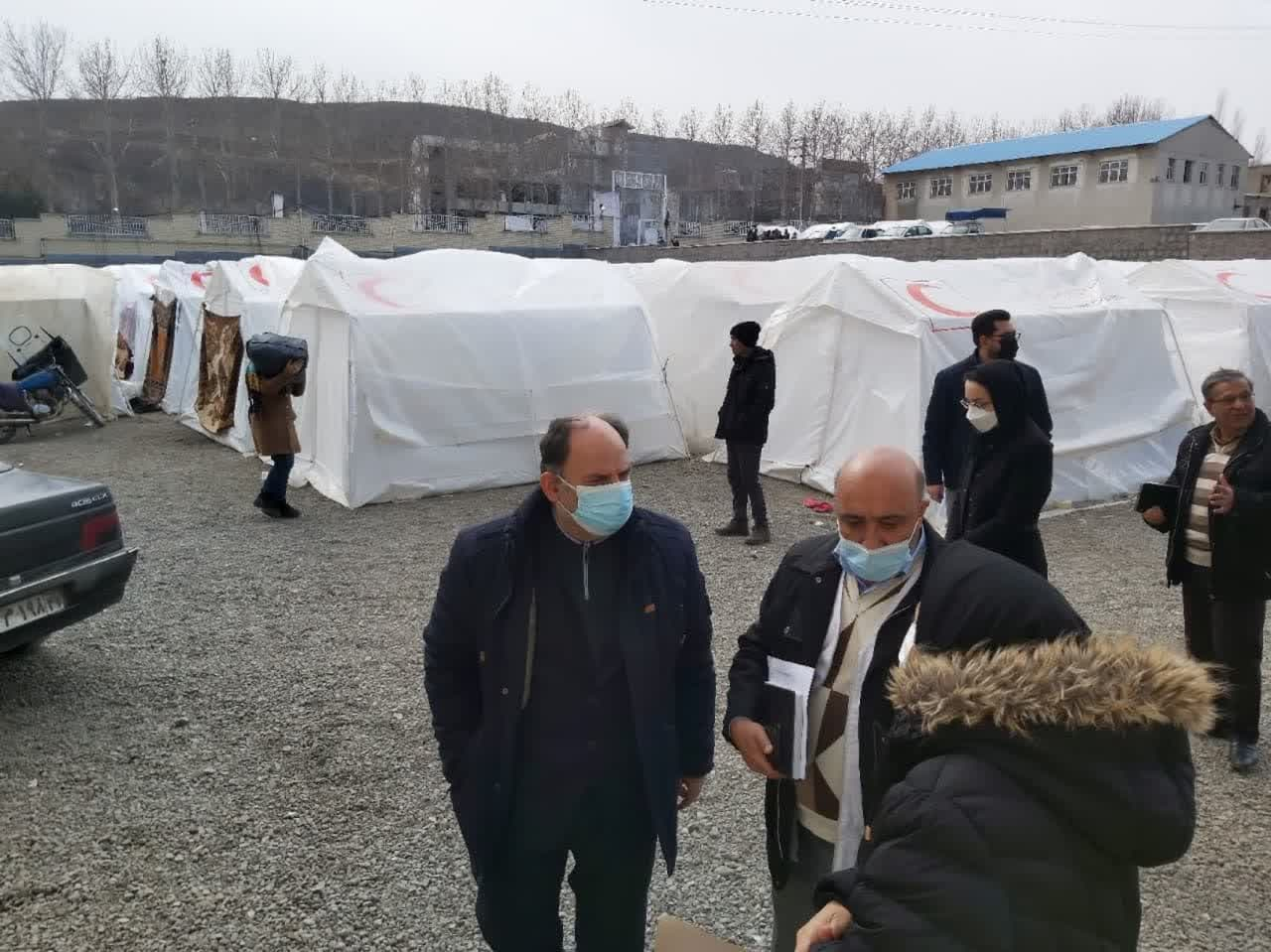 حضور فعال تیم های مراقب سلامت در مناطق زلزله زده