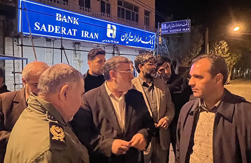 حضور شبانه مسئولان و فرماندهان ارشد نظامی و انتظامی آذربایجان غربی در مهاباد