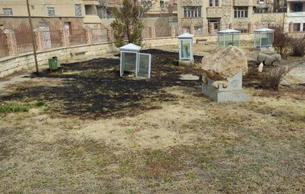 آتش‌سوزی در سه‌گنبد ارومیه خسارتی نداشته است