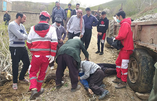 واژگونی تراکتور در مهاباد جان یک نفر را گرفت