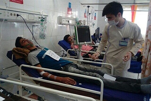 چهار نفر از مسمومان حادثه کارخانه اروم تریلر ارومیه بستری هستند