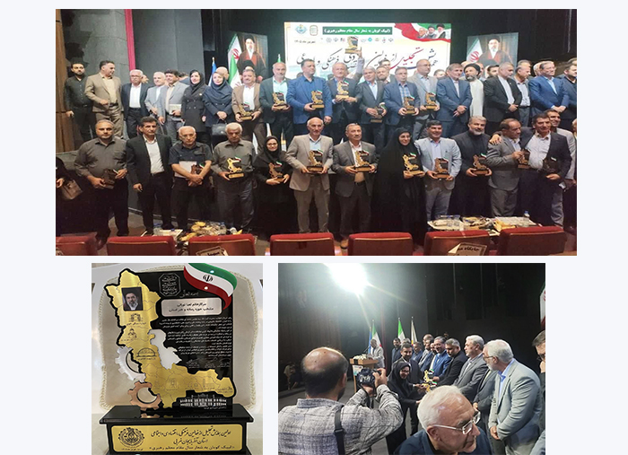 انتخاب مدیرمسوول نای قلم به عنوان مدیر منتخب استان